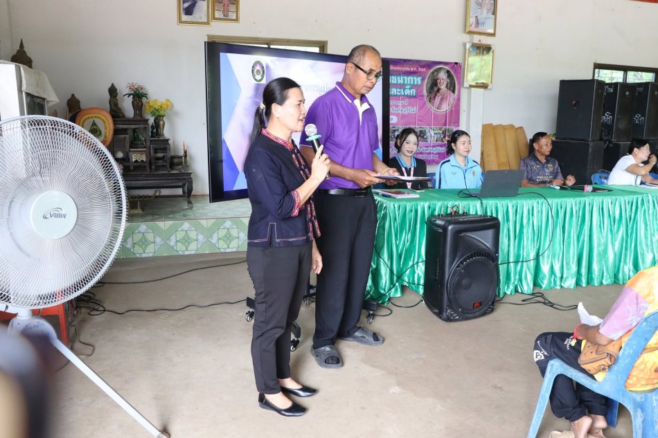 โครงการการส่งเสริมโภชนาการและสุขภาพอนามัยแม่และเด็ก ณ ศาลาประชาคมบ้านตะโก หมู่ที่ ๗ ตำบลโคกย่าง